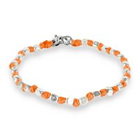 Armband Spadarella Spadini in Silber SPBR294-17.5 ARANCIO FLUO
